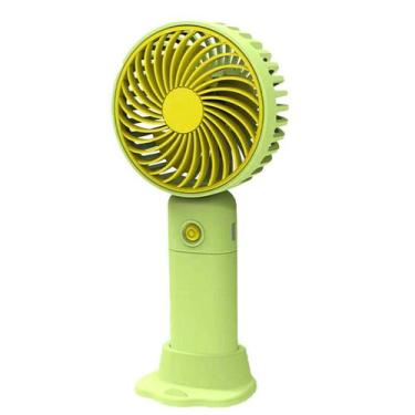 Imagem de Mini Ventilador Portátil 3 Velocidades Recarregável Verde - FLEX
