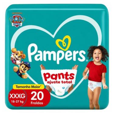 Imagem de Fralda Descartável Pampers Pants Ajuste Total XXXG 20 Unidades