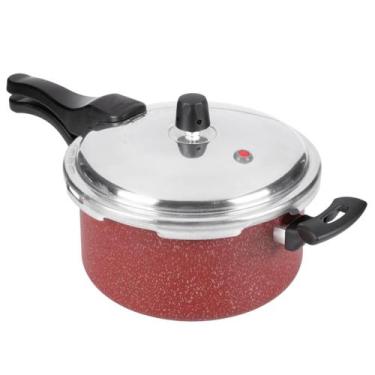 Imagem de Panela de Pressão Fast Antiaderente Fechamento Externo 3L Vermelho Nac