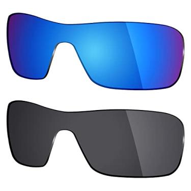 Imagem de 2 pares de lentes polarizadas de substituição da Mryok para óculos de sol Oakley Turbine Rotor – Opções
