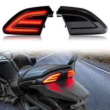 Imagem de Luzes traseiras de LED pretas defumadas UTV para Can Am Spyder, SAUTVS Luzes traseiras de freio para Can-Am Spyder F3 Todos os modelos Acessórios (2 pçs)