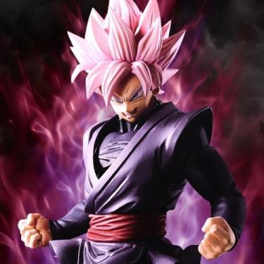 Imagem de Boneco Action Figure Goku Black Super Rosê Saiyajin Dragon Ball