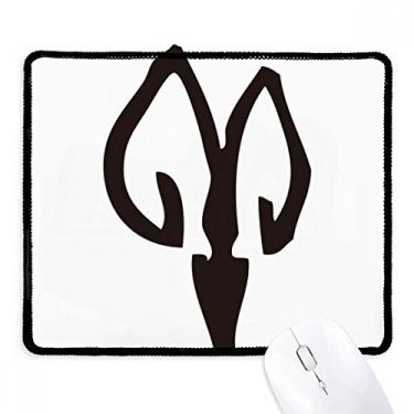 Imagem de Mousepad Bones Inscriptions Chinese Zodiac Sheep Mousepad com borda costurada de borracha para jogos