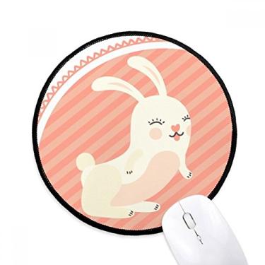 Imagem de Mouse pad Easter Religion Festival Cultura Rosa Tapete Redondo para Escritório