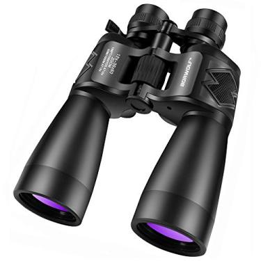 Imagem de BORWOLF Binóculos profissionais HD de alta ampliação 12-36 x 60 com zoom profissional, telescópio de caça ao ar livre, binóculos de alta potência para observação de pássaros