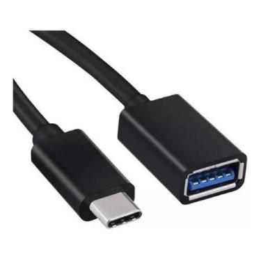 Imagem de Cabo Adaptador OTG USB Tipo C x USB fêmea para Tablet e Cel - LELONG