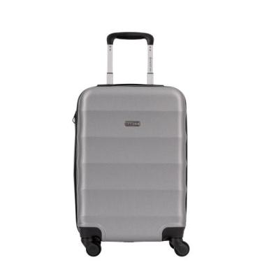 Imagem de Mala De Viagem Bordo em ABS Rodas De Giro 360 Waves Sestini, Prata