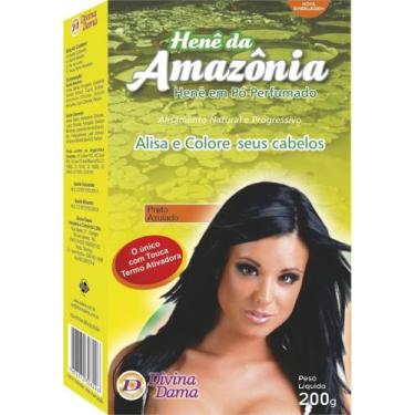 Imagem de Hene em po divina dama amazonia 200gr preto azulado, 01-200GR