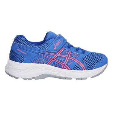 Imagem de ASICS Tênis de corrida infantil unissex Contend 5 Gs, Azul, 2 UK
