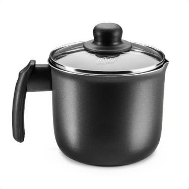 Imagem de Fervedor Caneco 1,7L Com Tampa de Vidro Antiaderente Superflon Alumíni