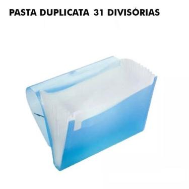 Imagem de Pasta Duplicata Sanfonada 1/2 Ofício C/31 Divisórias - ACP