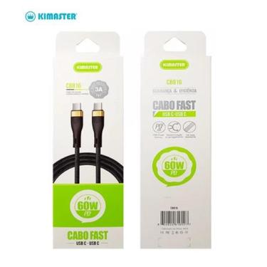 Imagem de Cabo fast usb-c usb-c kimaster cb816