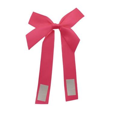 Imagem de Laço Perfeito de Fita de Cetim com Adesivo - Rosa Chiclete - G 7x21,5c