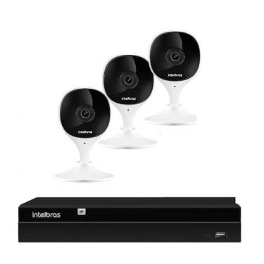 Imagem de Kit 3 Câmeras IMX Full Hd Wi-fi Sem Hd E Nvd 1304 - Intelbras