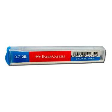 Imagem de Grafite Polymer 0.7Mm 2b Faber Castell - FABER CASTELL LINHA VERMELHA