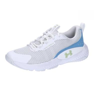 Imagem de Under Armour Tênis feminino Dynamic Select Cross Trainer, (103) Branco/Azul Horizonte/Verde Retrô, 38