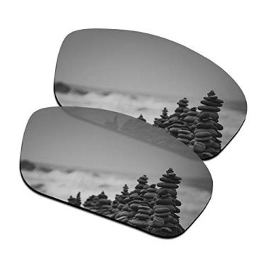 Imagem de SmartVLT Lentes de substituição polarizadas revestidas de titânio prata AR para óculos de sol Oakley Straightlink OO9331
