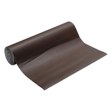 Imagem de A ABSOPRO Adesivo de reparo de couro adesivo adesivo adesivo forte 43.2 cm x 1,003.3 cm fita de reparo de couro PVC marrom escuro 1 peça
