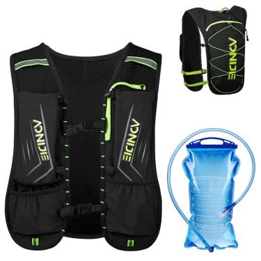 Imagem de Mochila de hidratação com colete de corrida de 5 L com bexiga de água de 1,5 L