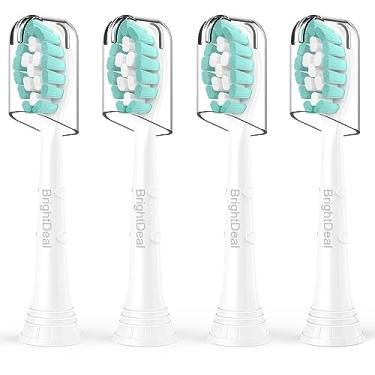 Imagem de Cabeças de escova de dentes para Philips Sonicare DiamondClean DailyClean EasyClean HealthyWhite ExpertClean W C1 C2 G2 C3 G3 W3 W3 Escova de substituição elétrica sônica 1100 4100 5100 6100 branca,