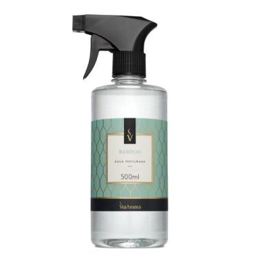 Imagem de Agua Perfumada para tecidos lençóis cortinas Via Aroma 500ml, Bamboo