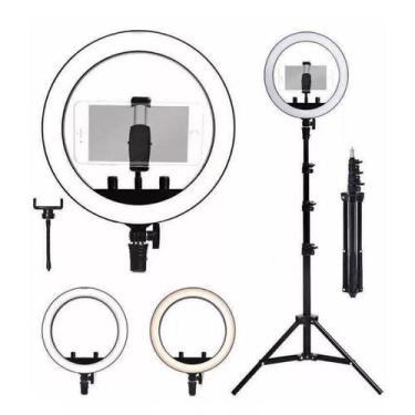 Imagem de Ring Light 10 Polegadas Com Tripé 2,10M - Bc Bora Colega Shop