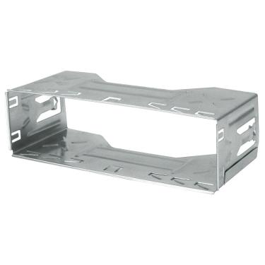 Imagem de Cinta Metalica Permak para Auto Radio Kenwood Importada Prata 130/G