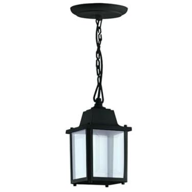 Imagem de Pendente Luminária Teto Colonial Vintage Preto E27 Interno Externo 110v 220v Dital 335