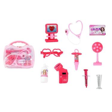Imagem de Kit Médica Infantil Maleta com Acessórios Luz e Som - BBR Toys