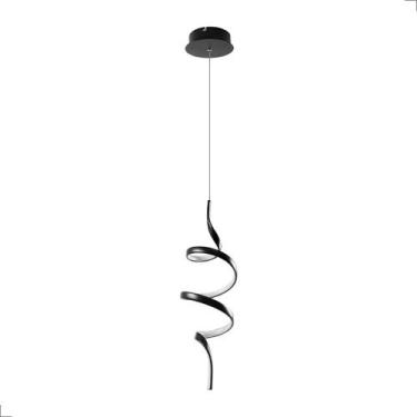 Imagem de Kit 2 Luminárias de Teto Pendente Worm Spin LED 3000k Moderno 18W Bivo