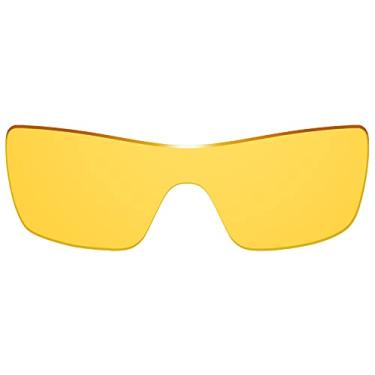 Imagem de Betterun Lentes de reposição de policarbonato amarelo HD para óculos de sol Oakley Batwolf
