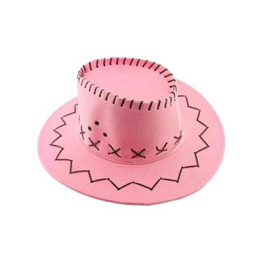 Imagem de Chapéu Fantasia Rodeio de Festa Junina - Aliança, Rosa