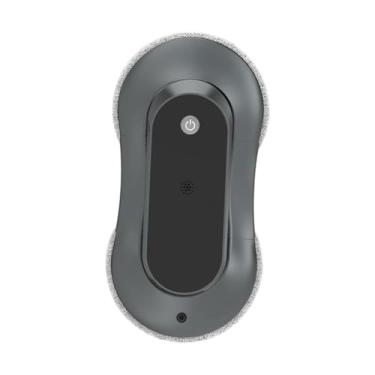 Imagem de Bothyi Robô de limpeza de janelas com detecção inteligente de bordas, limpador de janelas inteligente, robô de limpeza de vidros para pisos residenciais, Preto