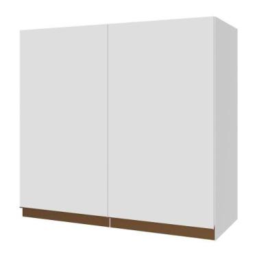 Imagem de Armário Aéreo 70 Cm 2 Portas Branco Reims Madesa Branco