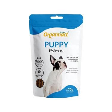 Imagem de Puppy Palitos Sachê 170 g suplemento Cães - Organnact, 170g