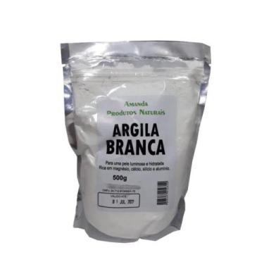 Imagem de Argila branca Mascara Facial Corporal e Capilar SkinCare - Amanda prod