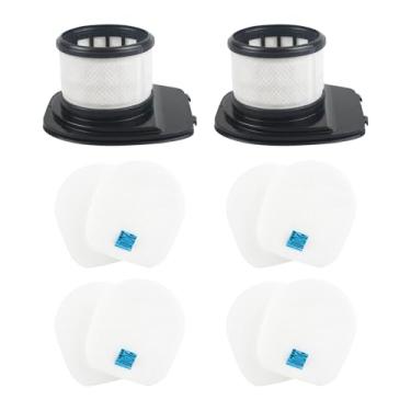 Imagem de CPAI Filtro de substituição para aspirador de pó sem fio Shark IX141 IX141H IX141 V5 Pet, parte 616FJ140,617FJ140 (2 filtros HEPA 4 filtros de espuma 4 filtros de feltro)