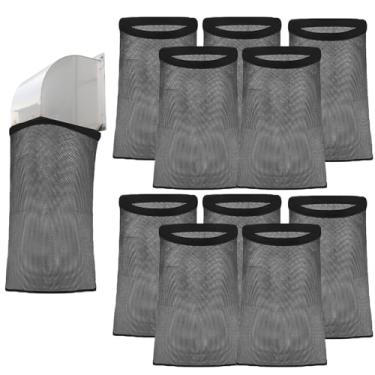 Imagem de STARVAST 10 peças coletor de fiapos de secador, coletor de fiapos para ventilação externa, saco de poeira, bolsa de fiapos, saída de secadora ao ar livre