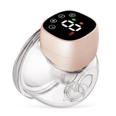 Imagem de Bomba de mama Nonlet Wearable, 3 modos e 9 níveis - 180 ml rosa