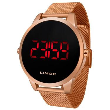 Imagem de Relógio Feminino Lince Mdr4594L Pxrx Digital 50m Rose