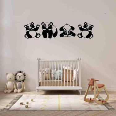 Imagem de Quadro Decorativo Infantil Panda Vazado - Mdf 3Mm 003
