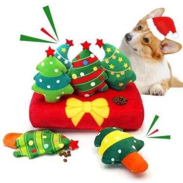Imagem de Brinquedo para cães Lepawit Christmas Hide and Seek Squeaky Puzzle x6