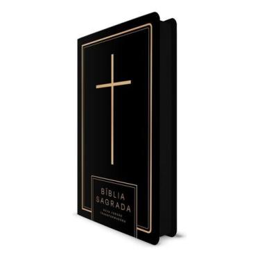 Imagem de Bíblia NVT Cruz All Black - Letra Normal - Nova Versão Transformadora 