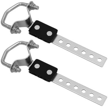 Imagem de Cabides de escapamento de tubo de escape para serviço pesado, suporte giratório flexível