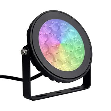 Imagem de LGIDTECH FUTC01 Miboxer 9W RGB+CCT DC 24V holofote LED para jardim externo 16 milhões de cores que mudam, temperatura de cor ajustável