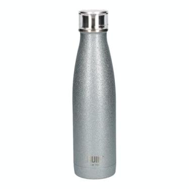 Imagem de Built Garrafa Squeeze Inox 500ml Prata Glitter