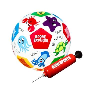 Imagem de Crayola Bola de futebol oficial - unissex infantil - Tamanho marinho 3