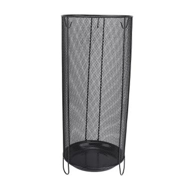 Imagem de Cryfokt Rack de Suporte de Guarda-chuva Redondo e Resistente, Design de Malha de Secagem Rápida para Hotel de Escritório Doméstico, Compartimento de Suporte de Guarda-chuva Autônomo de Ferro para