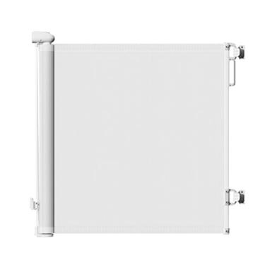 Imagem de Portão de Malha Retrátil para Bebê e Pets Interno 139 7 cm Largura x 86 36 Altura Operação com Uma Mão Trava Instalação Bypass Baseboard Portas Escada