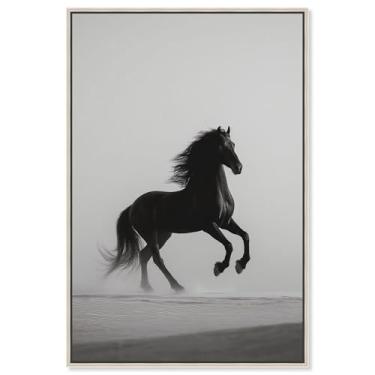 Imagem de Impressão em tela Storm Runner I Fotografia animal por Art Remedy, moldura prateada, 50 x 76 cm